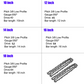 Chainsaw Chain 10-18 In 40-64 DLs for 3-8 In Pitch .050 In Gauge Chainsaws-2pk