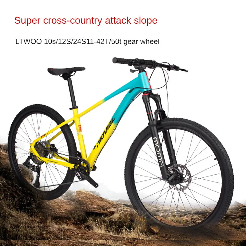 27.5-29-Inch 10-12-30-Speed MTB Aluminum Alloy Mens Outdoor Cycling Bike