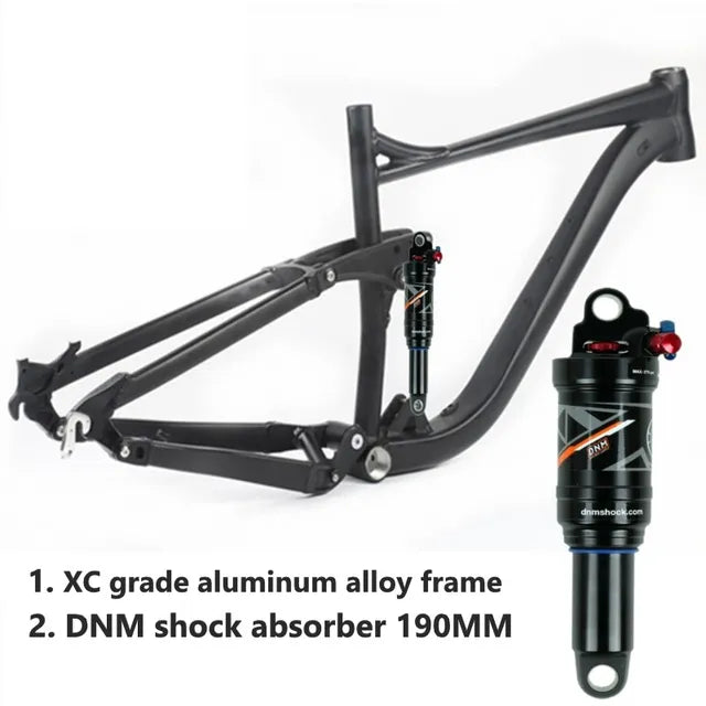 Mountain Bike Full Suspension Frame DH Downhill 27.5-29in x 15-17-19