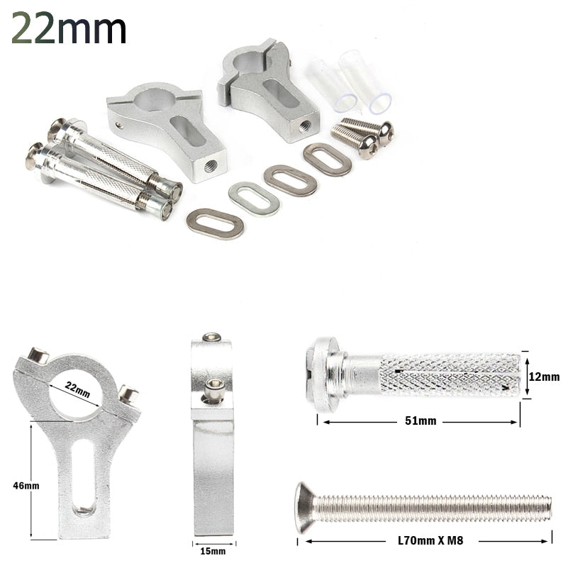 Guardamanos de motocicleta para manillares de 22-28mm para bicicletas KTM Honda Yamaha YZ Suzuki