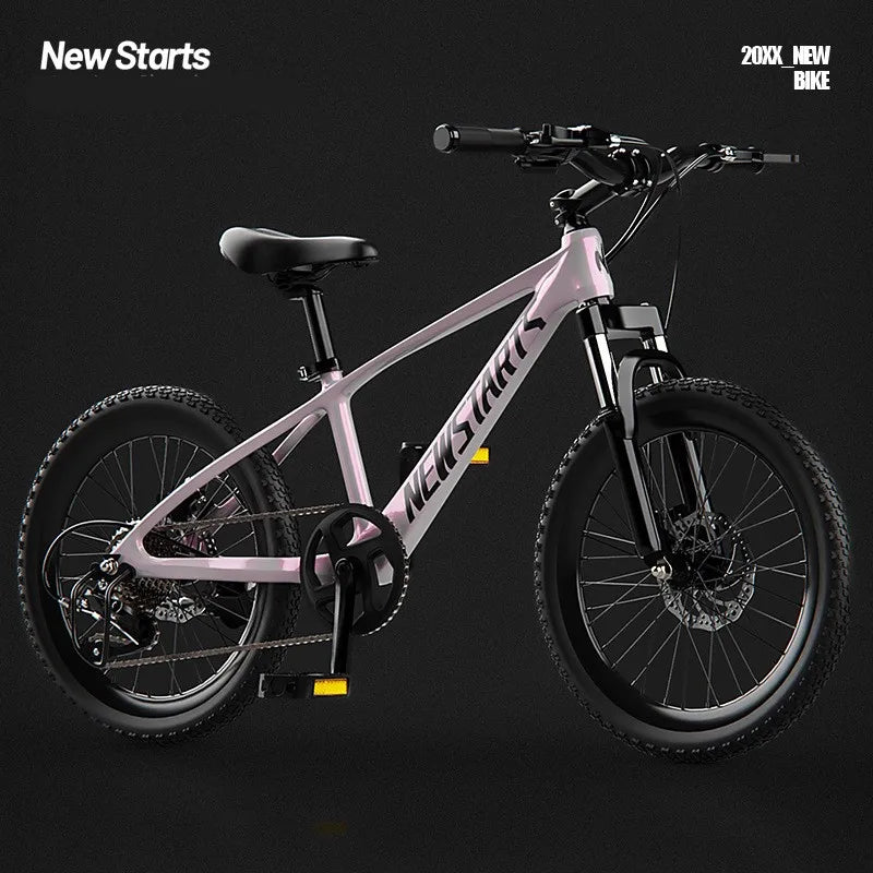 24-Inch 7-Speed Children Road Bike MTB with Magnesium Alloy Frame and Dual Disc Brakes