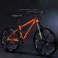 24-26-Inch MTB with 21-30-Speed Gear All-Terrain Shock-Absorbing Frame