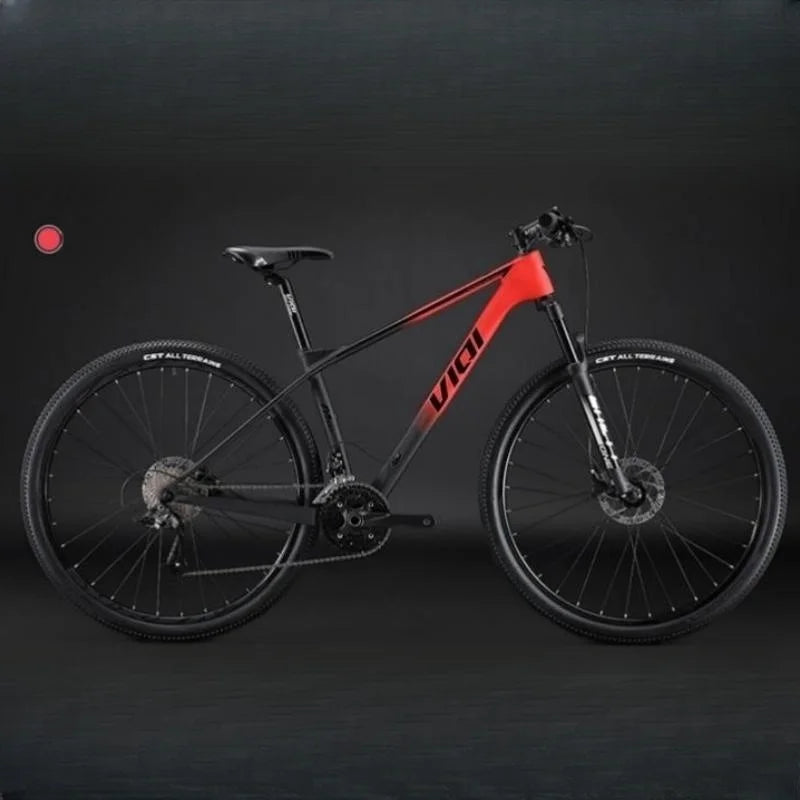 27.5-29-Inch 27-Speed MTB with Carbon Frame Hydraulic Disc Brakes and Spring Fork