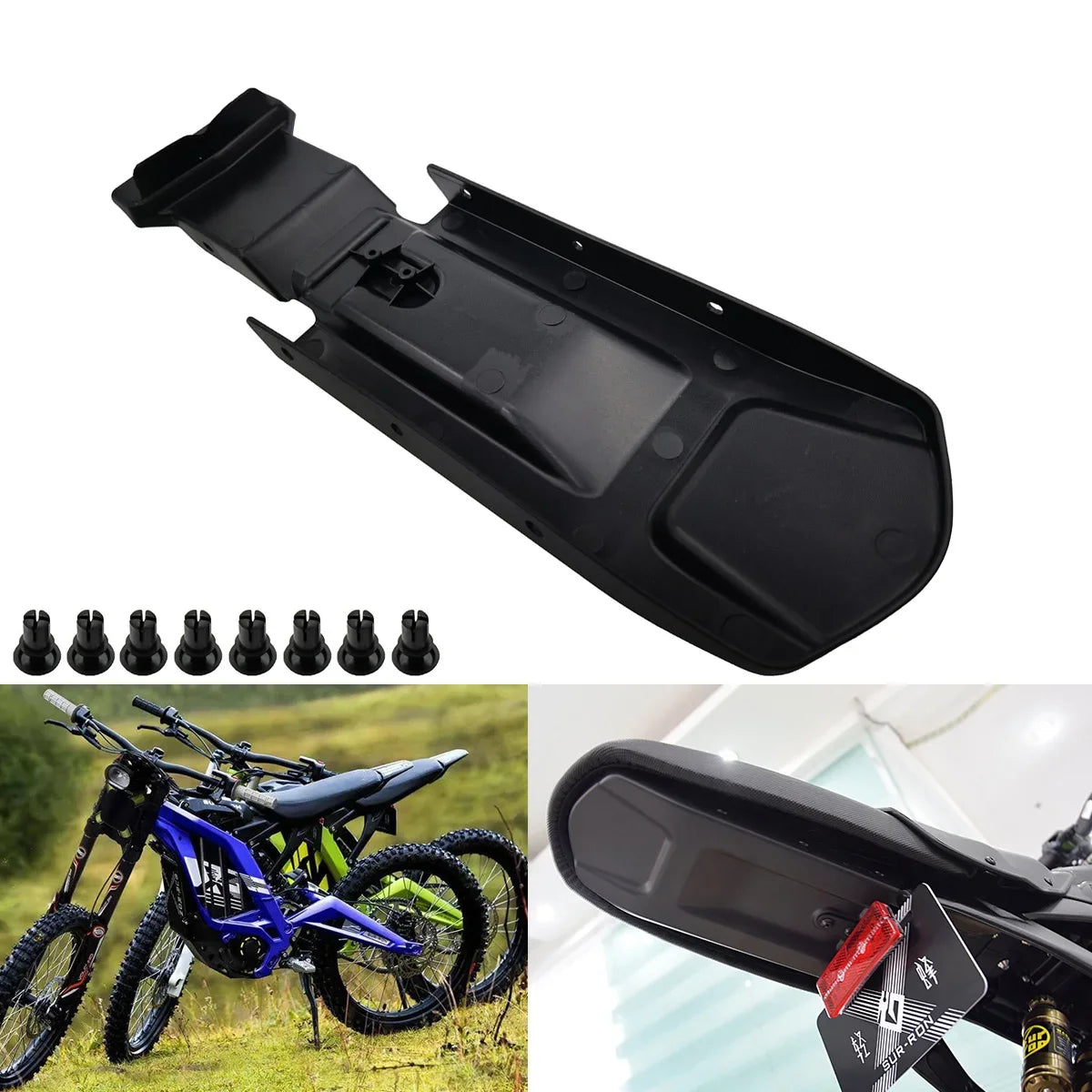 Motorcycle Rear Fender Inner Plate for Electric Motorcycle Light Bee S X Off-Road Bikes