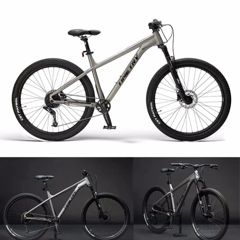 27.5-Inch 9-Speed MTB with Hydraulic Disc Brakes and Lockable Air Fork