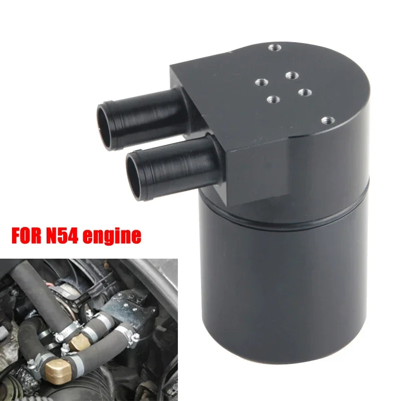 Car Auto UNIVERSAL Aluminum Alloy Reservoir Oil Catch Can Tank for BMW N54 335