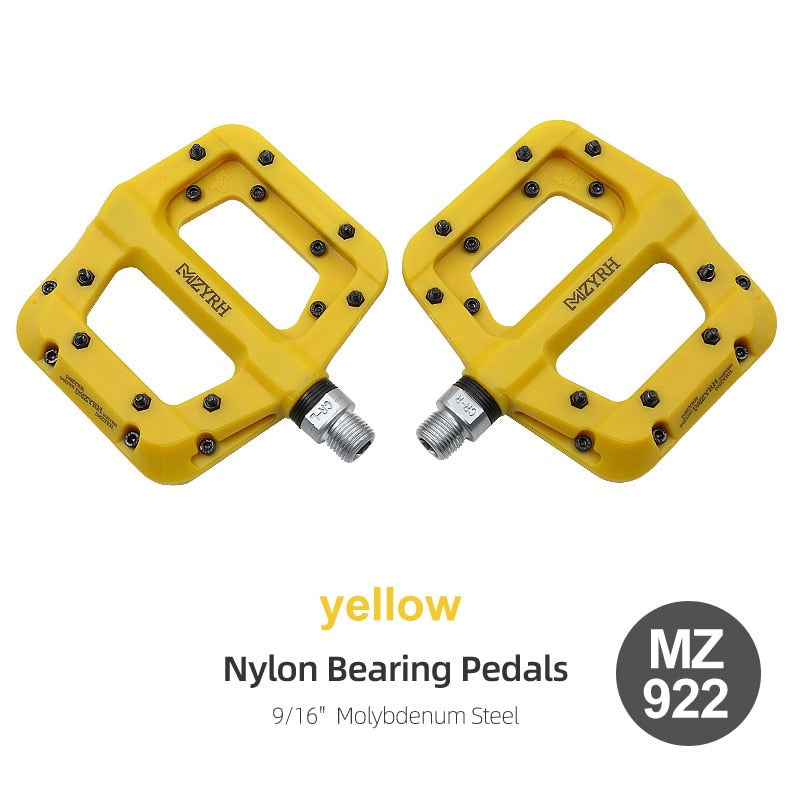 Mountain Fat Bike MTB Pedal MZYRH Anti-slip Nylon Pedal with Sealed Bearings