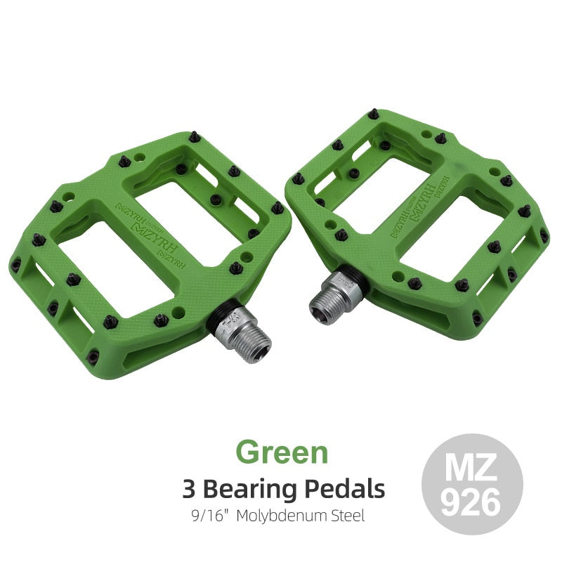 Mountain Fat Bike MTB Pedal MZYRH Anti-slip Nylon Pedal with Sealed Bearings