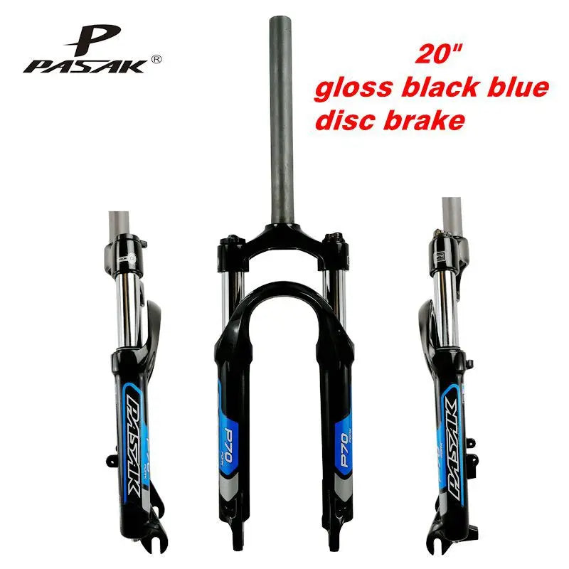 Mountain Bike MTB Suspension 20 In Fork Disc Brake For BMX Folding 20 Bike