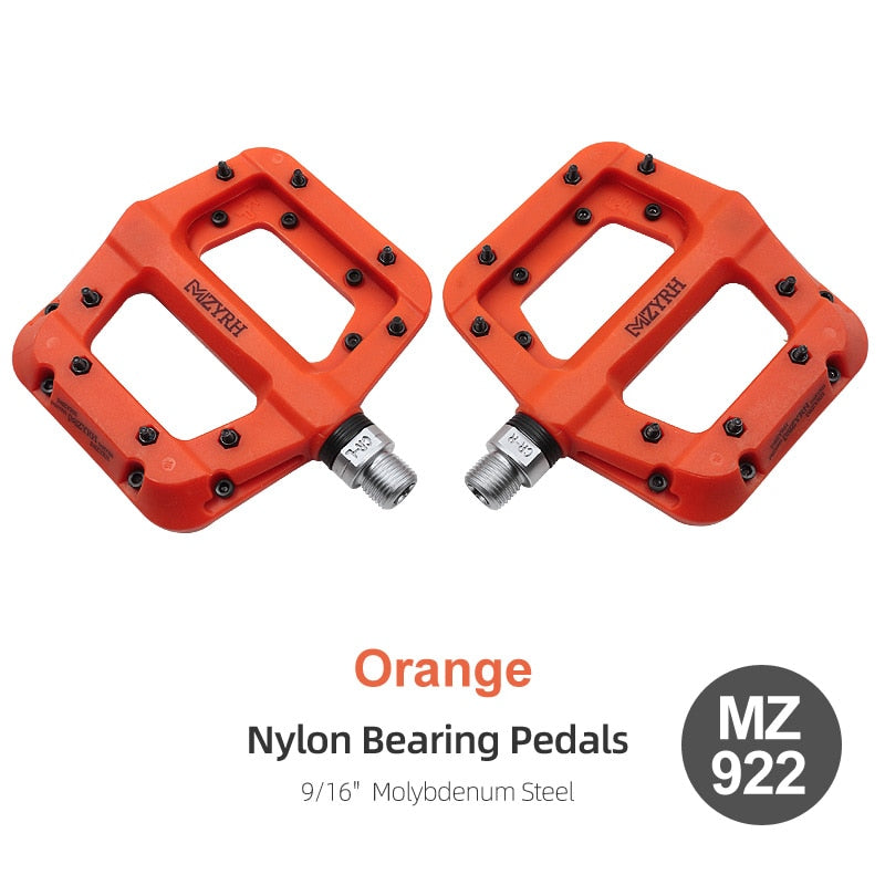 Mountain Fat Bike MTB Pedal MZYRH Anti-slip Nylon Pedal with Sealed Bearings