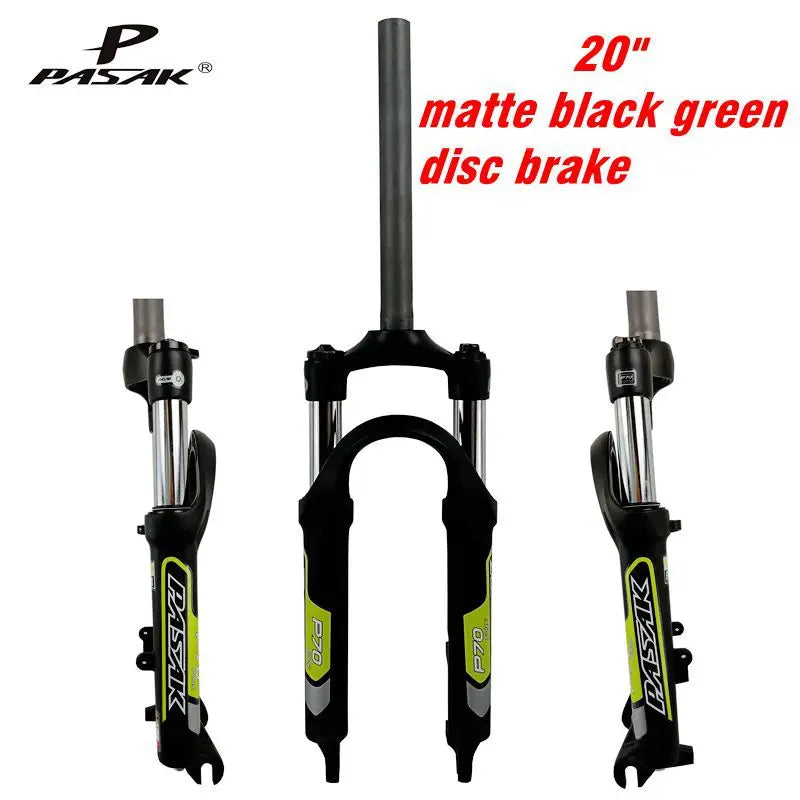 Mountain Bike MTB Suspension 20 In Fork Disc Brake For BMX Folding 20 Bike