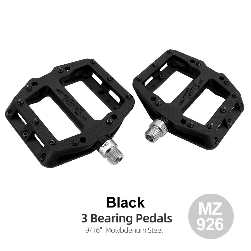 Mountain Fat Bike MTB Pedal MZYRH Anti-slip Nylon Pedal with Sealed Bearings