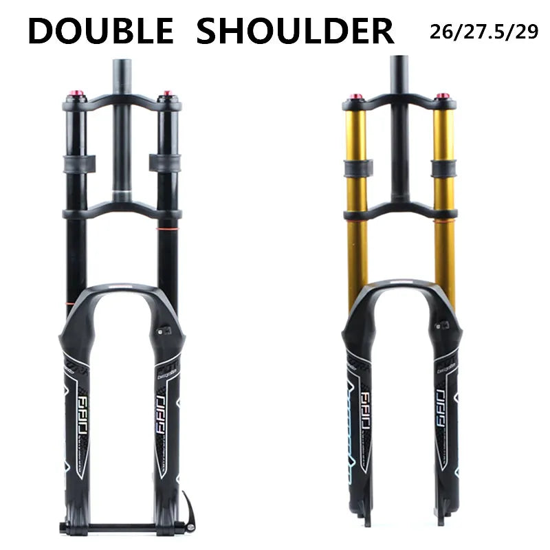 Mountain Bike MTB Fork 26-27.5-29er Suspension Magnesium Double Shoulder Air-Oil