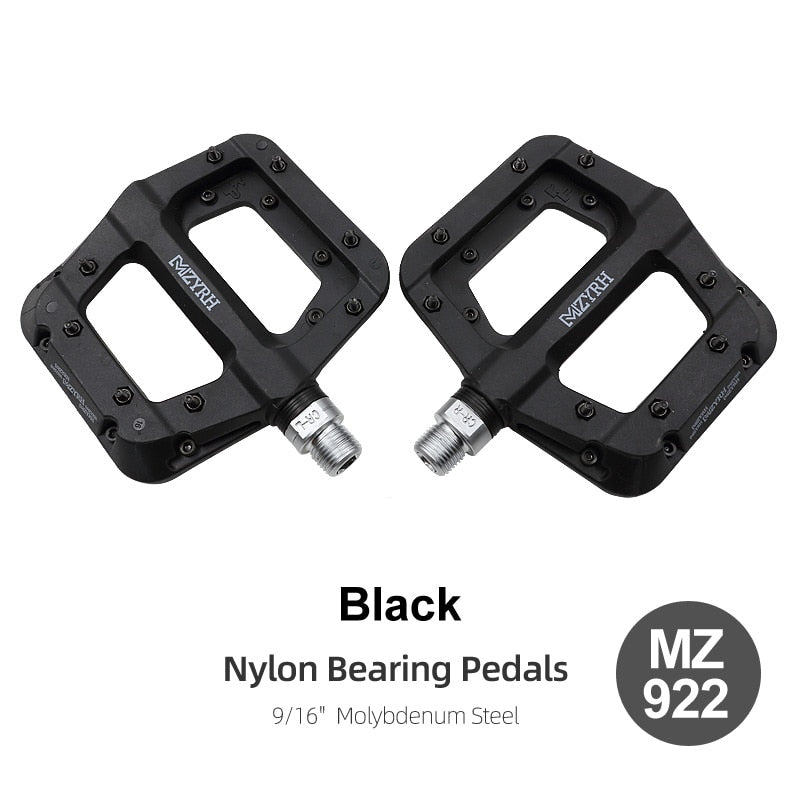 Mountain Fat Bike MTB Pedal MZYRH Anti-slip Nylon Pedal with Sealed Bearings