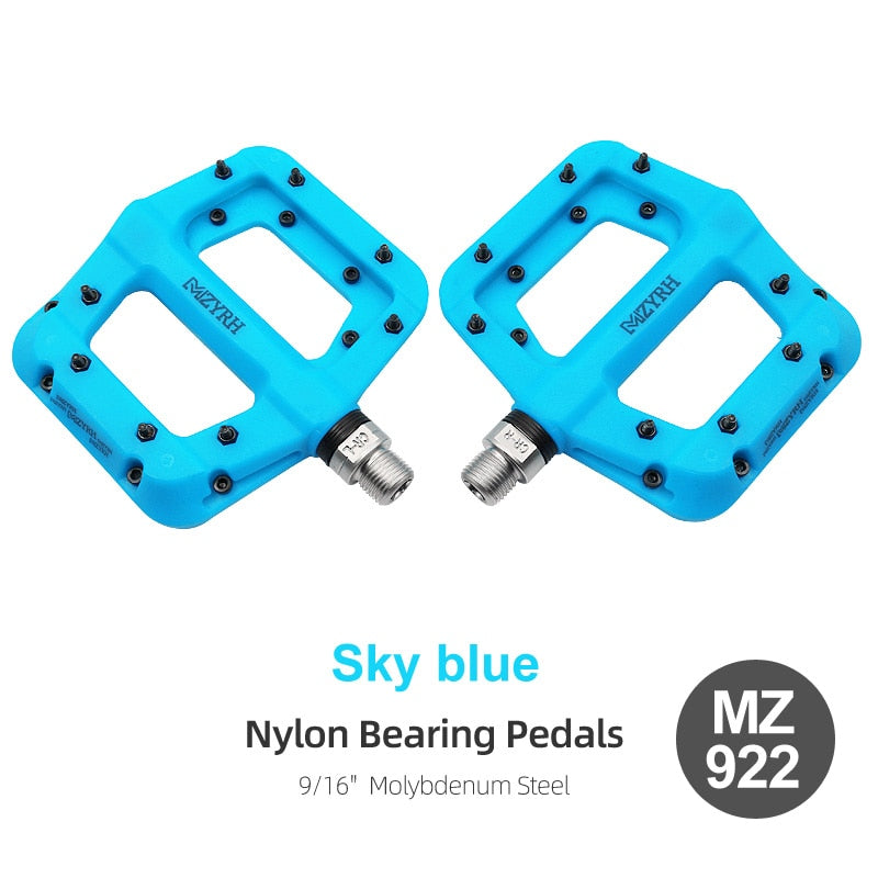 Mountain Fat Bike MTB Pedal MZYRH Anti-slip Nylon Pedal with Sealed Bearings