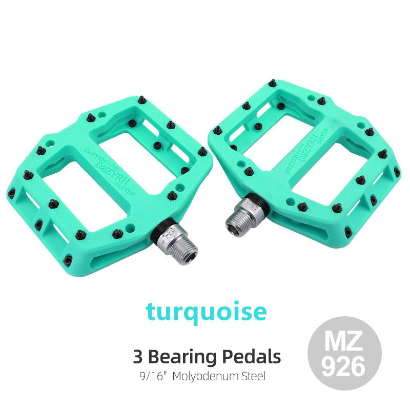 Mountain Fat Bike MTB Pedal MZYRH Anti-slip Nylon Pedal with Sealed Bearings