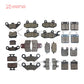 Motorcycle Front-Rear Brake Pads 50-250cc ATV Quad Go Kart Dirt Pit Bike scooter