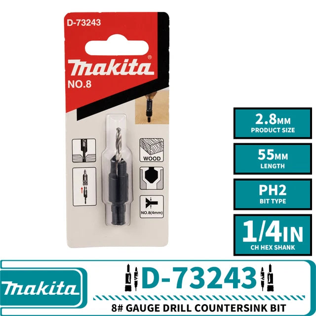 Makita D-73209 D-73215 D-73221 D-73237 D-73243 D-73259 Gauge Drill Drive Bit