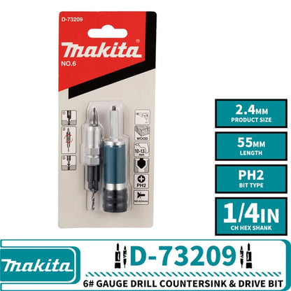 Makita D-73209 D-73215 D-73221 D-73237 D-73243 D-73259 Gauge Drill Drive Bit