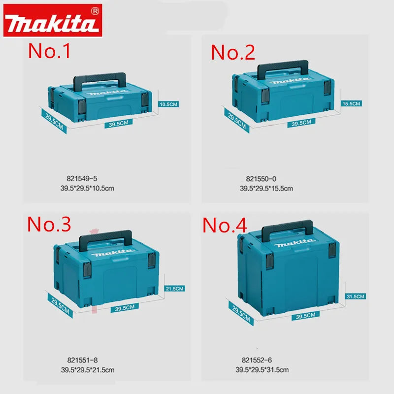 Makita MAKPAC Multi-layer Electric Drill Multi-functional Equipment Tool Box