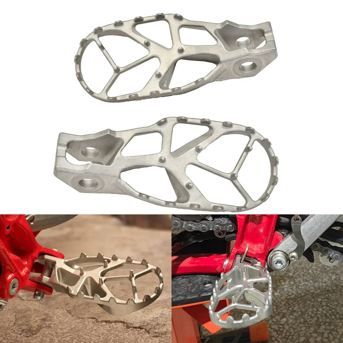 Motorcycle Footrest Pedals For KTM EXC-F 250 300 XC-F SX-F 85 125 150 200 350 450 530 2017-2023