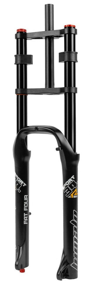 Mountain Fat Bike MTB double shoulder air suspension fork 26 - 4 in 135 mm