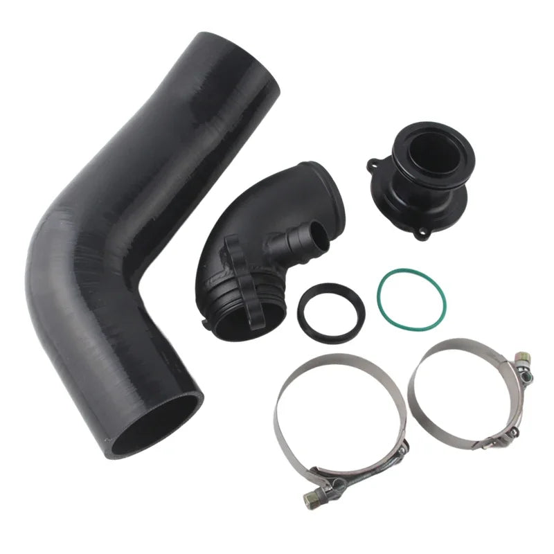 Car Auto Intake Hose Pipe Turbo Inlet Elbow Muffler Delete for VW Golf Audi A3