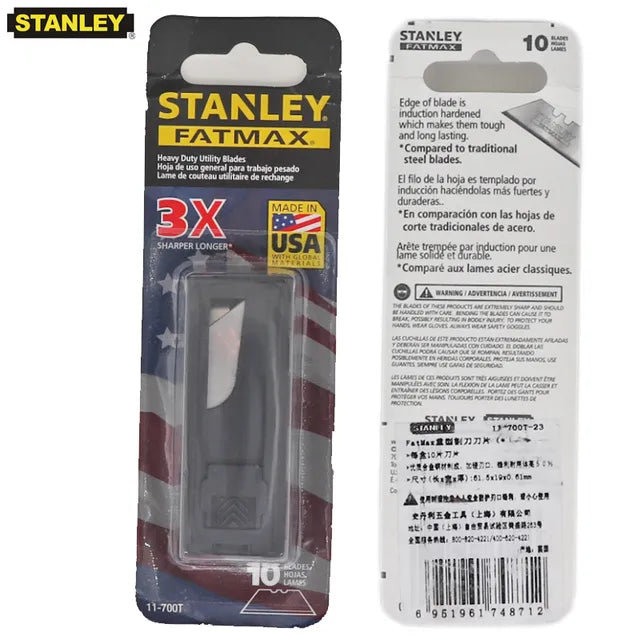 Stanley FatMax Abridor de cajas de cuchillos de seguridad de doble propósito Marca EE. UU. 10-242