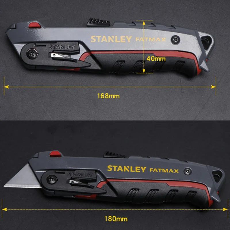 Stanley FatMax Abridor de cajas de cuchillos de seguridad de doble propósito Marca EE. UU. 10-242