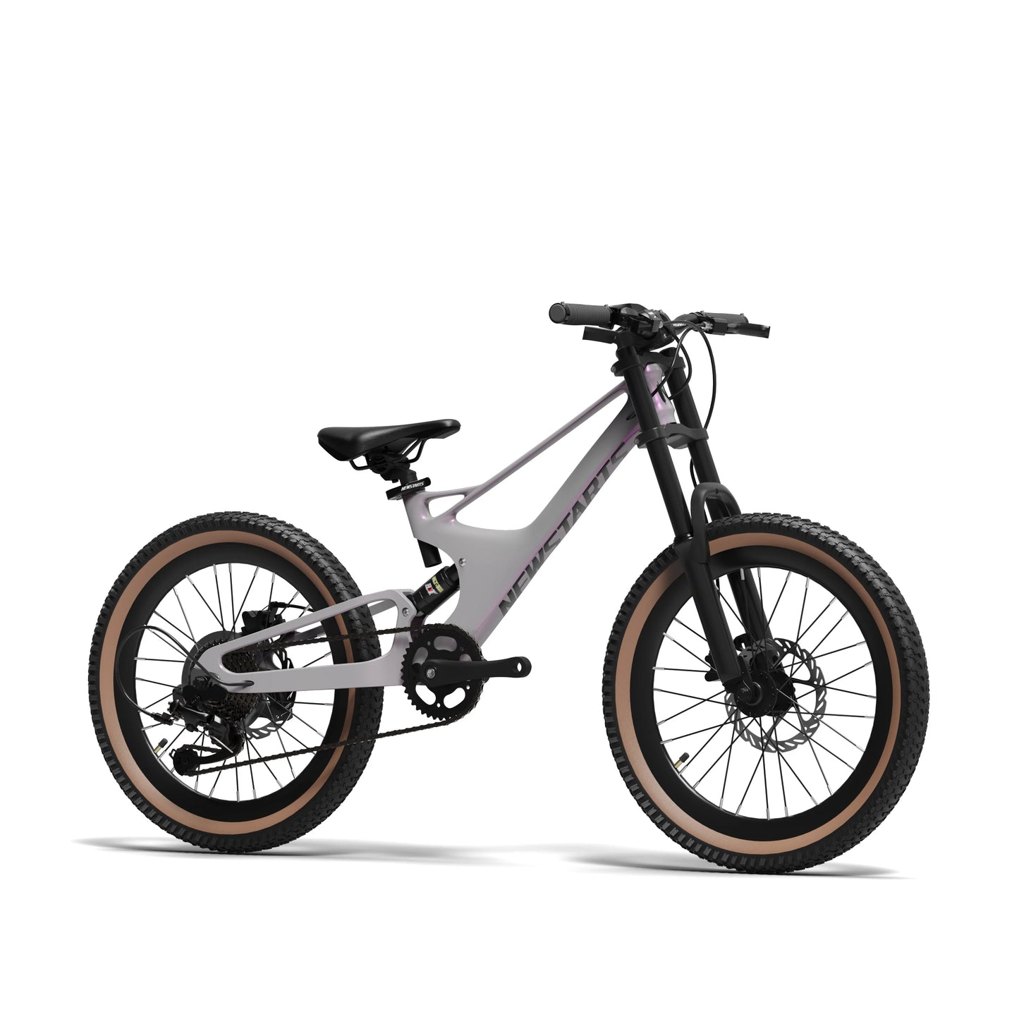 22-inch 7-Speed Childrens MTB with Magnesium Frame and Dual Suspension