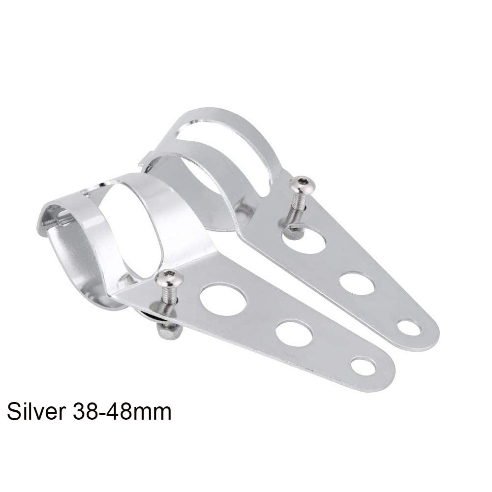 Motorcycle universal headlight mount bracket 27-36mm 38-48mm Aluminum alloy