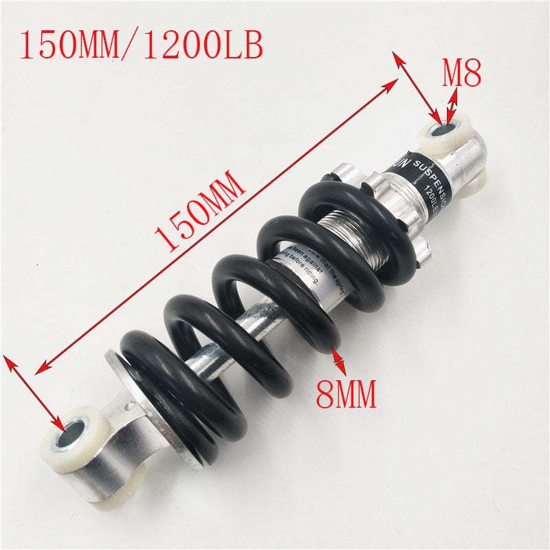 Amortisseur arrière de moto 100-210mm 47-49cc pour Minimoto ATV Quad e-scooter