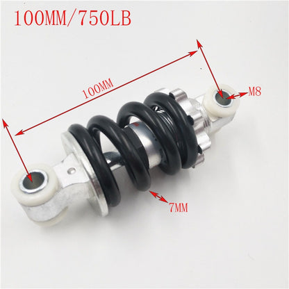 Amortisseur arrière de moto 100-210mm 47-49cc pour Minimoto ATV Quad e-scooter