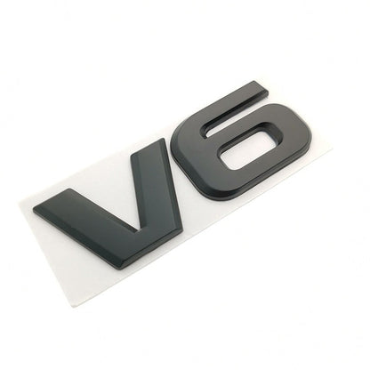 Autocollant automatique de voiture Logo 3D V6 pour Mercedes BMW Audi Ford Nissan Toyota Honda 