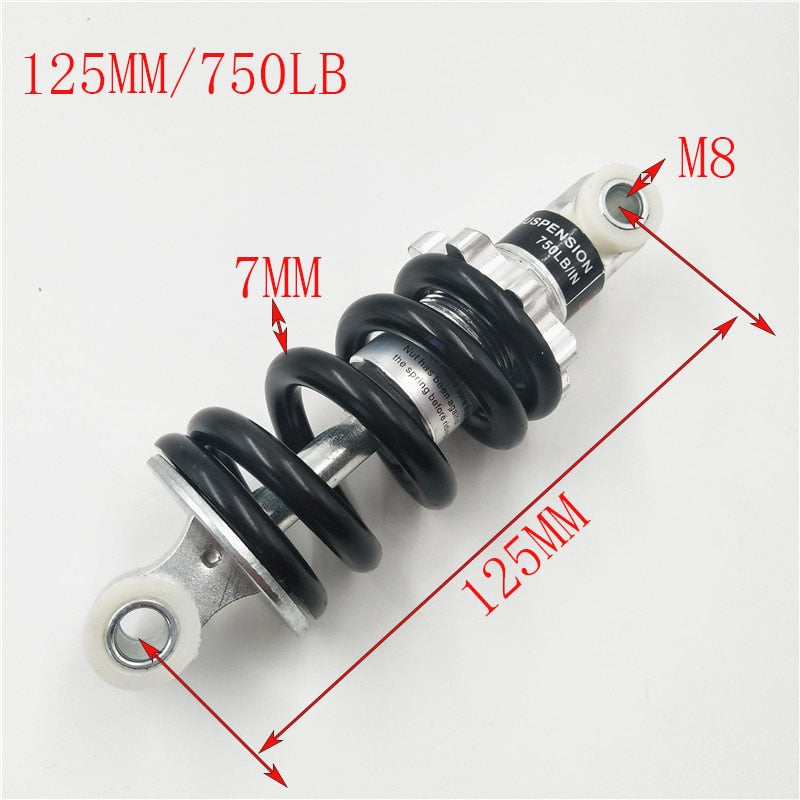 Motorcycle Rear Shock Absorber 100-210mm 47-49cc for Minimoto ATV Quad E-Scooter