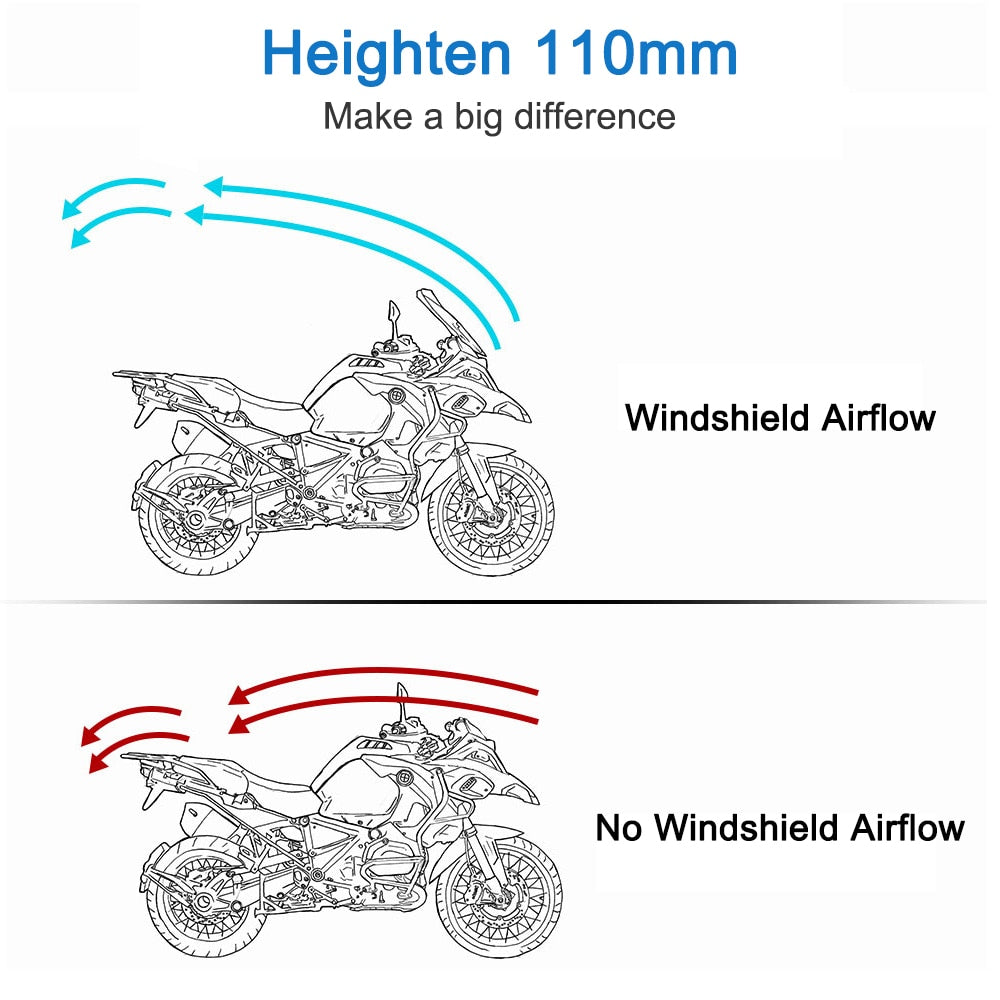 Motorcycle Windshield For MT07 MT09 for HONDA CBR600RR CB1000R GXSR 600 750