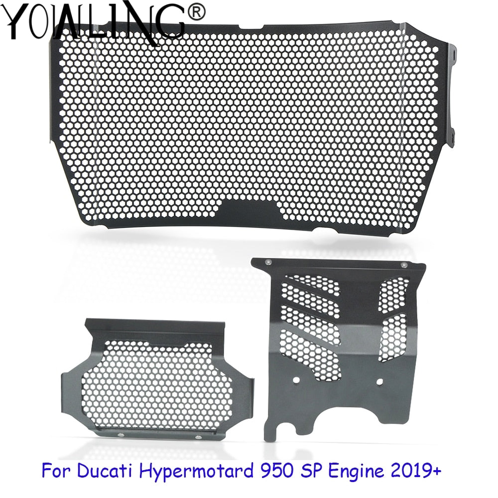 Motorcycle radiator cover for Ducati Hypermotard 939 950 SP Hyperstrada 939