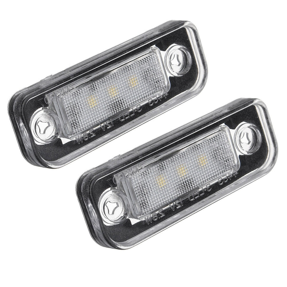 Lampe de plaque d'immatriculation LED pour voiture, pour Mercedes Benz W203 W211 W219 R171-2pk 