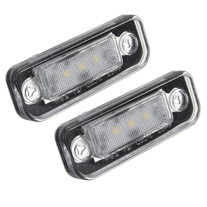 Car auto LED Lights license plate lamp for Mercedes Benz W203 W211 W219 R171-2pk