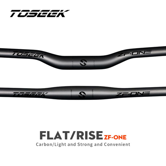 Mountain Fat Bike MTB Handlebar TOSEEK ZF-ONE Carbon Bicycle Handlebar 31.8mm