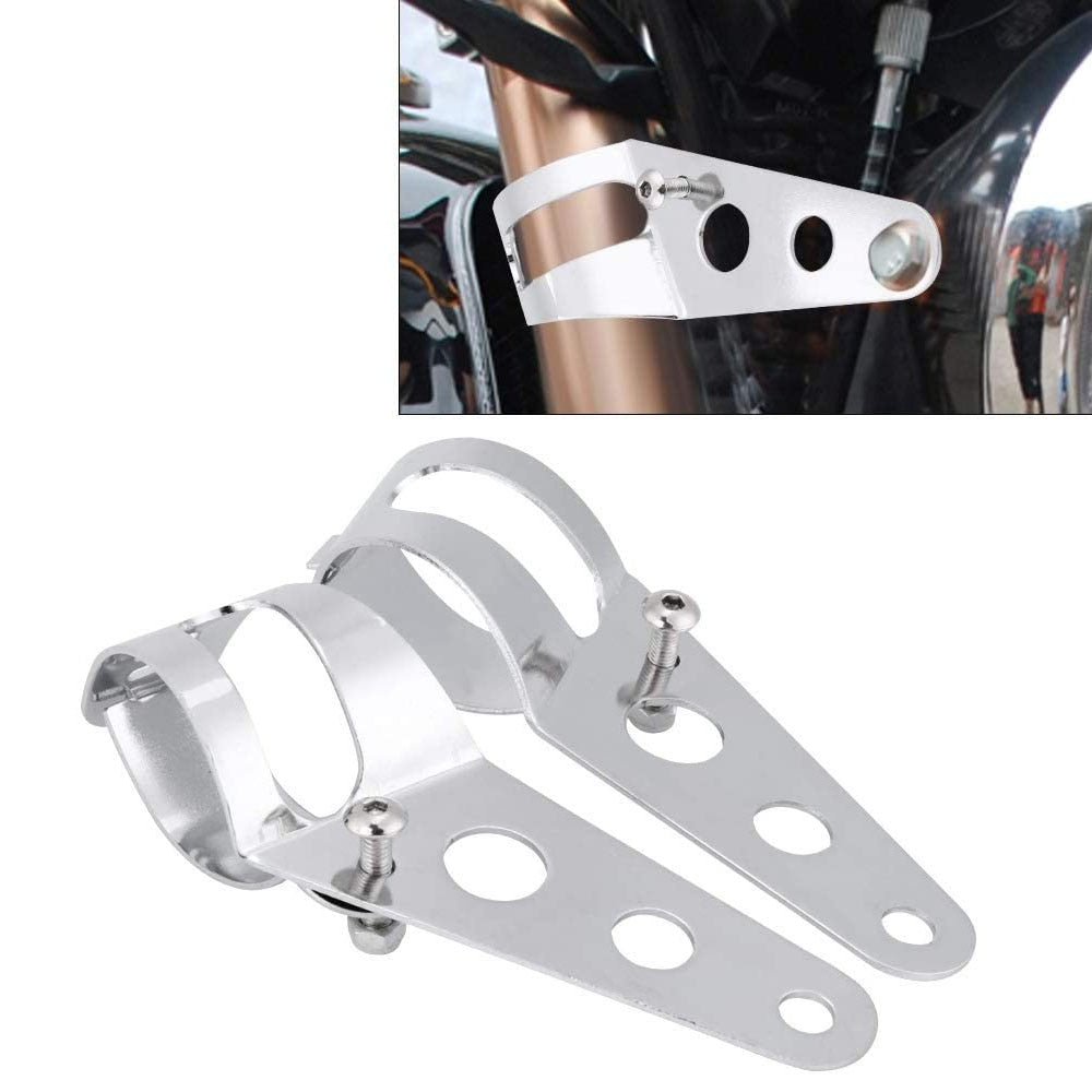 Motorcycle universal headlight mount bracket 27-36mm 38-48mm Aluminum alloy