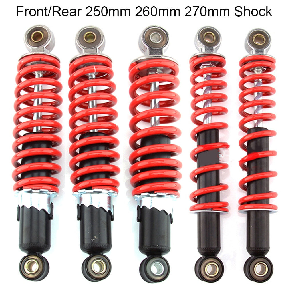 Motorcycle Shock Absorber Front-Rear 25-27cm -50-150cc for ATV Go Kart Pit Bike