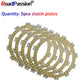 Motorcycle clutch friction disc plate kit for Suzuki GN250 QM250GY-5-pack