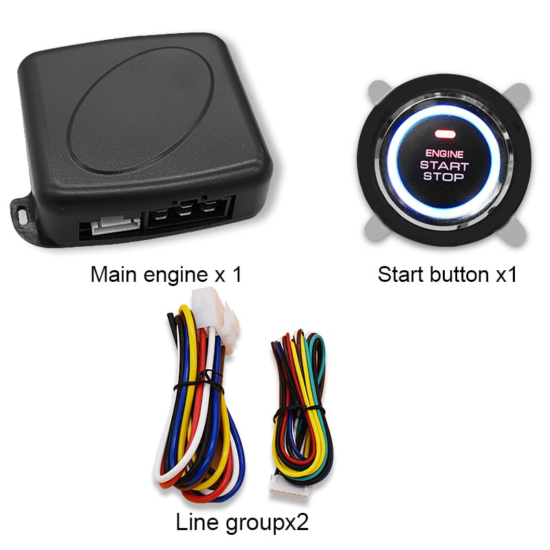 El interruptor de motor de arranque y apagado universal para automóvil de 12 V reemplaza la tecla de parada de arranque del vehículo