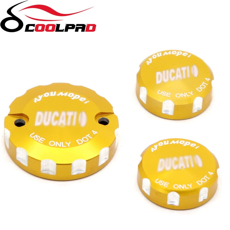 Motorcycle brake & clutch reservoir cover for Ducati Panigale V2 4