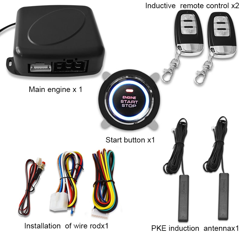 Car Auto one key start keyless system one button car ignition universal