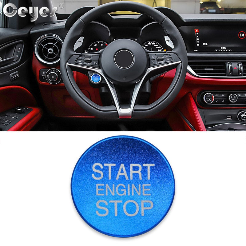 Car Auto Kill Switch Decor Sticker for Alfa Romeo Mito 159 147 Giulietta Stelvio