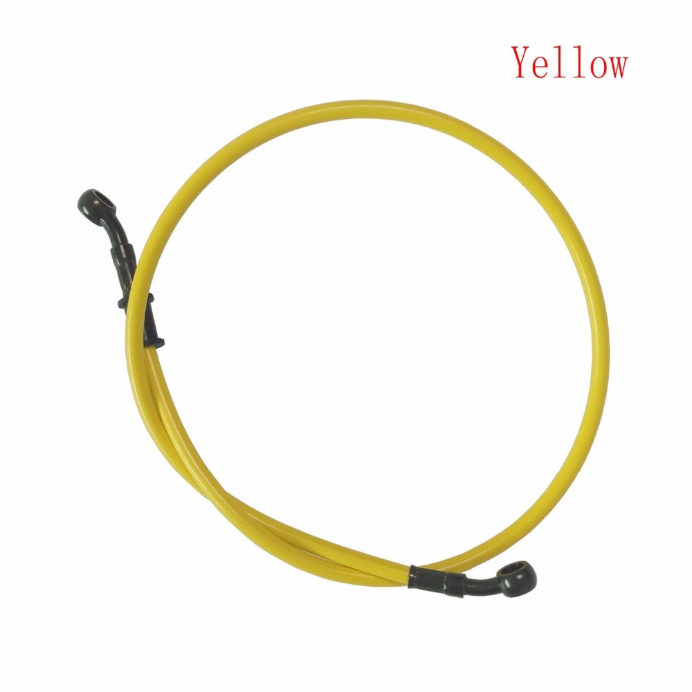 Motorcycle braided steel brake hydraulics cable 270-1500 mm 10 mm 28 Degrees