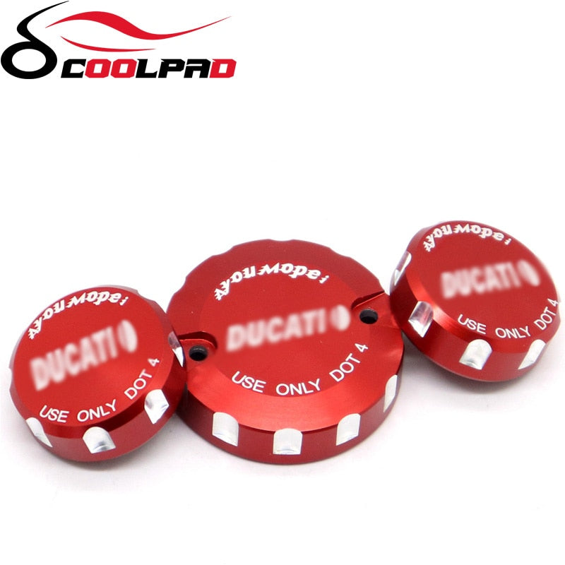 Motorcycle brake & clutch reservoir cover for Ducati Panigale V2 4