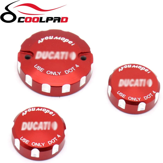 Motorcycle brake & clutch reservoir cover for Ducati Panigale V2 4